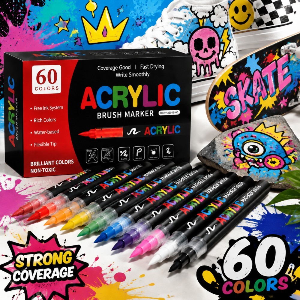 Copic Marker Classic - Rotuladores de pintura acrílica, punta de