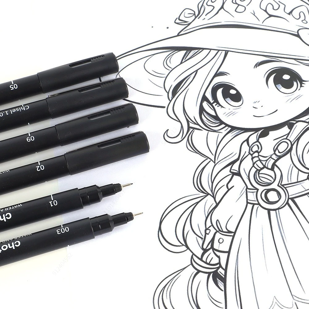 Microbolígrafos negros, 15 tam - Copic Marker Sketch reseña y precio