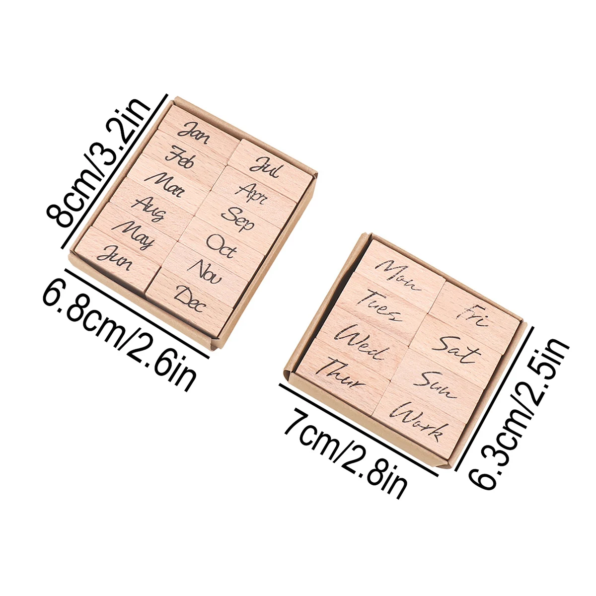 Sello de Fecha de Madera y Gom - Rubber Date Stamp reseña y precio